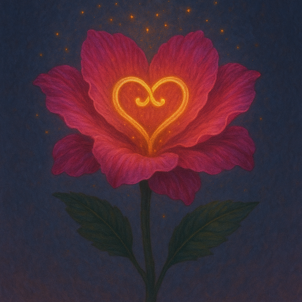 Fleur du Coeur Entrelacé